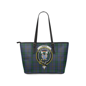 Hope Clan Originaux Tartan Leather Tote Bag with Family Crest
