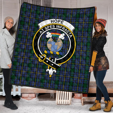 hope-clan-originaux-tartan-quilt-with-family-crest