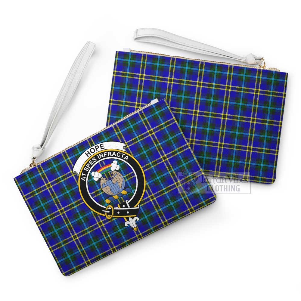 Tartan Vibes Clothing Hope Family Crest Tartan Clutch Bag