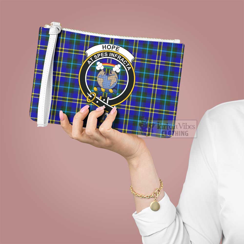 Tartan Vibes Clothing Hope Family Crest Tartan Clutch Bag