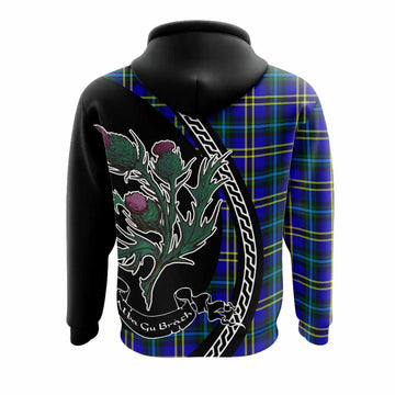 Hope Family Crest Tartan Hoodie Alba Thistle Inspired