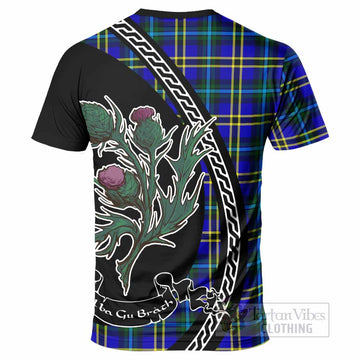 Hope Family Crest Tartan T-Shirt Alba Thistle Inspired - Tartan Vibes Clothing