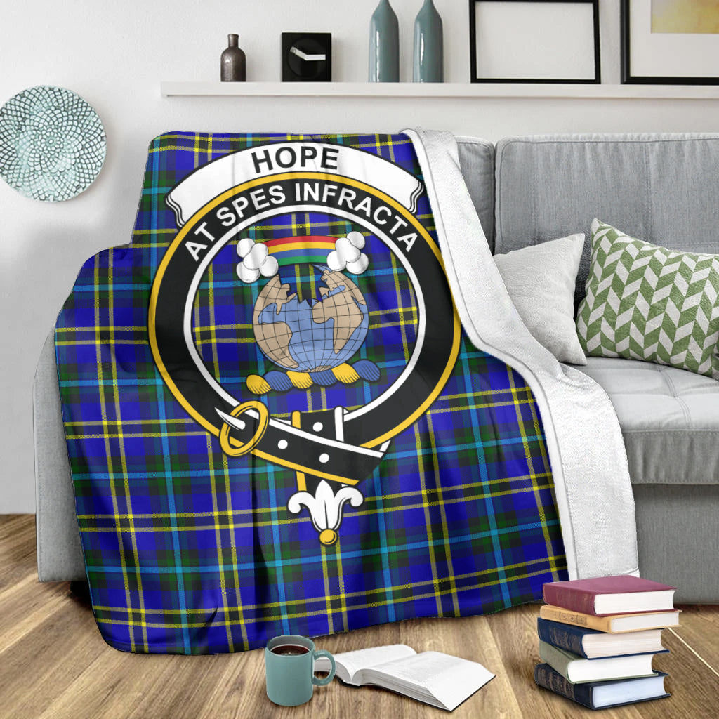 hope-modern-tartab-blanket-with-family-crest