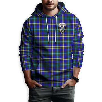 Hope Tartan Hoodie with Family Crest
