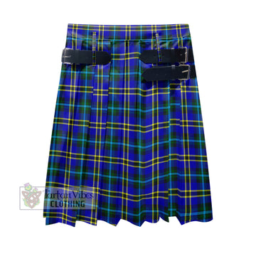 Hope Modern Tartan Men's Pleated Skirt - Fashion Casual Retro Scottish Kilt Style