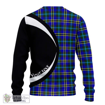 Hope Tartan Ugly Sweater with Family Crest Circle Style - Tartan Vibes Clothing