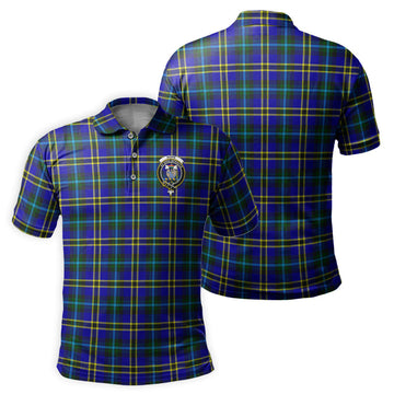 Hope Tartan Men's Polo Shirt with Family Crest
