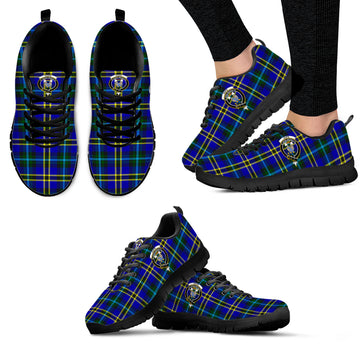 Hope Modern Tartan Sneakers with Family Crest