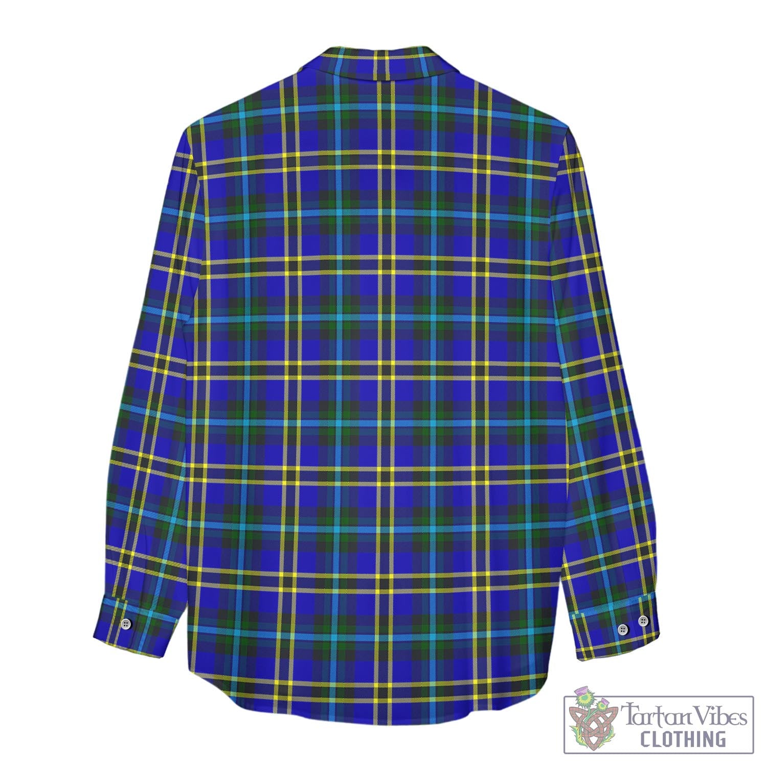 Tartan Vibes Clothing Hope Modern Tartan Womens Casual Shirt with Family Crest