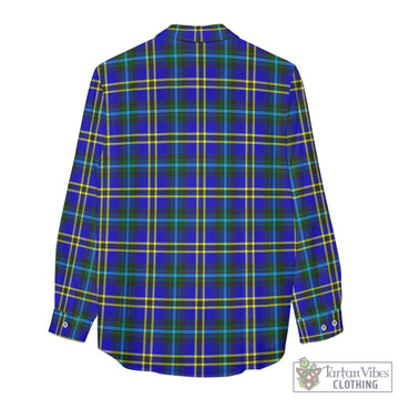 Tartan Vibes Clothing Hope Modern Tartan Womens Casual Shirt with Family Crest