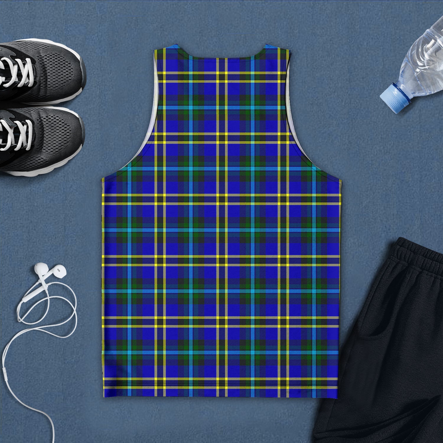 hope-modern-tartan-mens-tank-top-with-family-crest