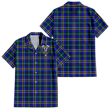 Hope Tartan Hawaiian Shirt with Family Crest