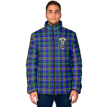 Hope Tartan Padded Jacket with Family Crest