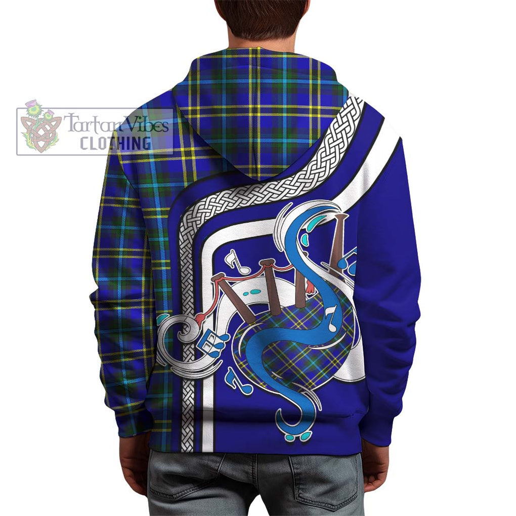 Hope Tartan Hoodie with Epic Bagpipe Style - Tartanvibesclothing Shop