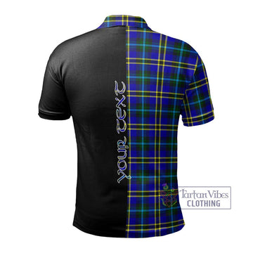 Hope Tartan Polo Shirt with Family Crest and Half Of Me Style