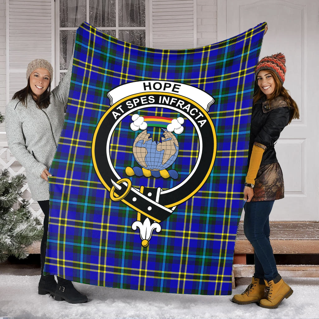 hope-modern-tartab-blanket-with-family-crest