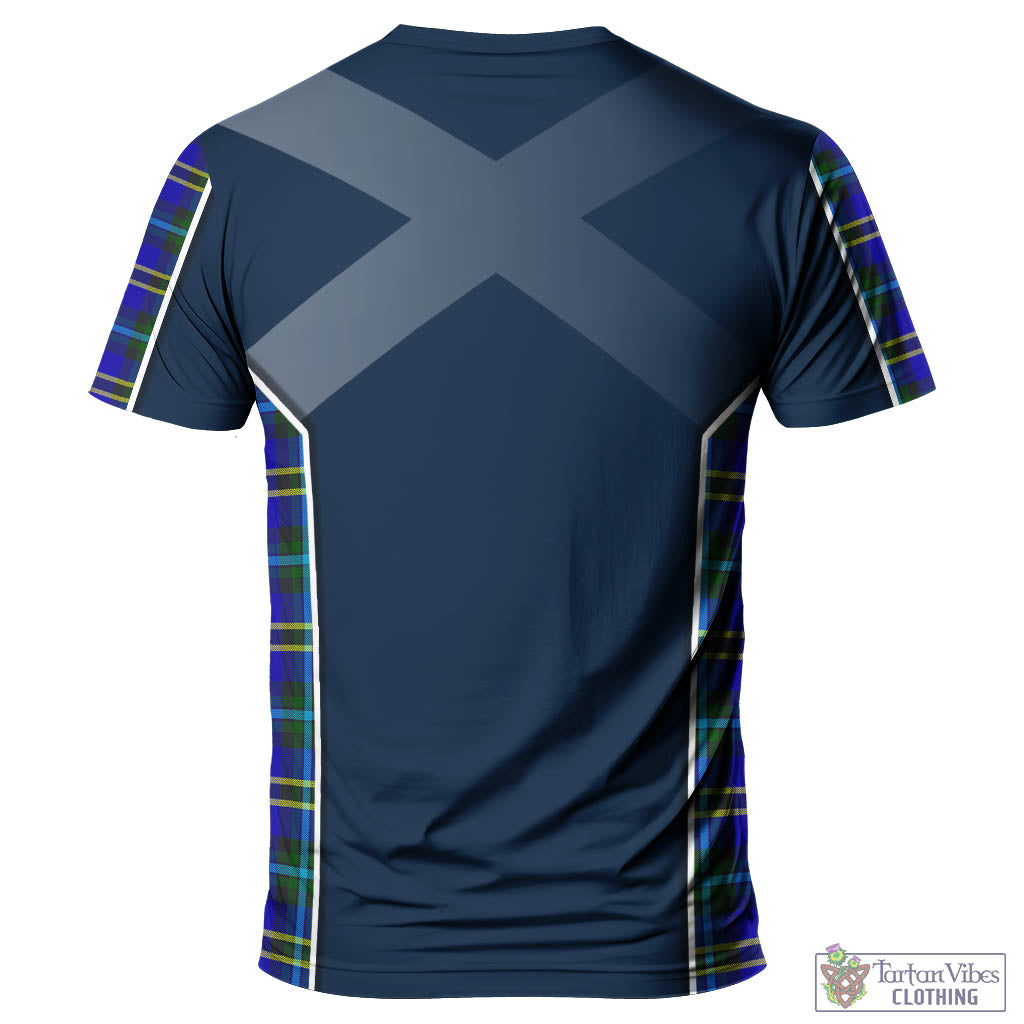 Tartan Vibes Clothing Hope Modern Tartan T-Shirt with Family Crest and Scottish Thistle Vibes Sport Style