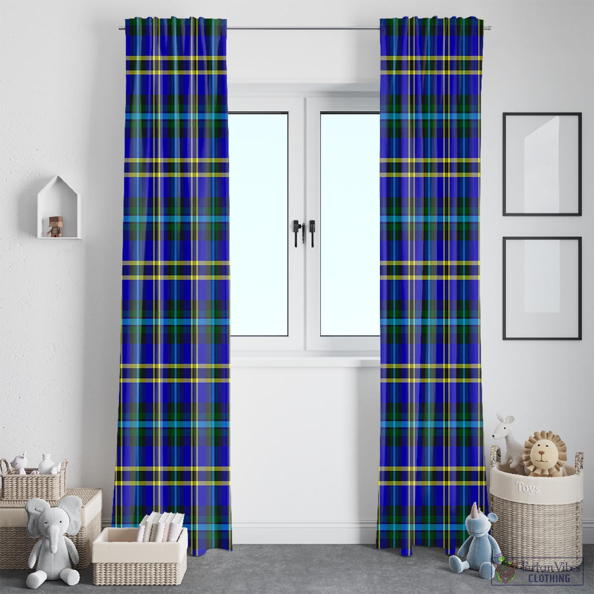 Hope Modern Tartan Window Curtain