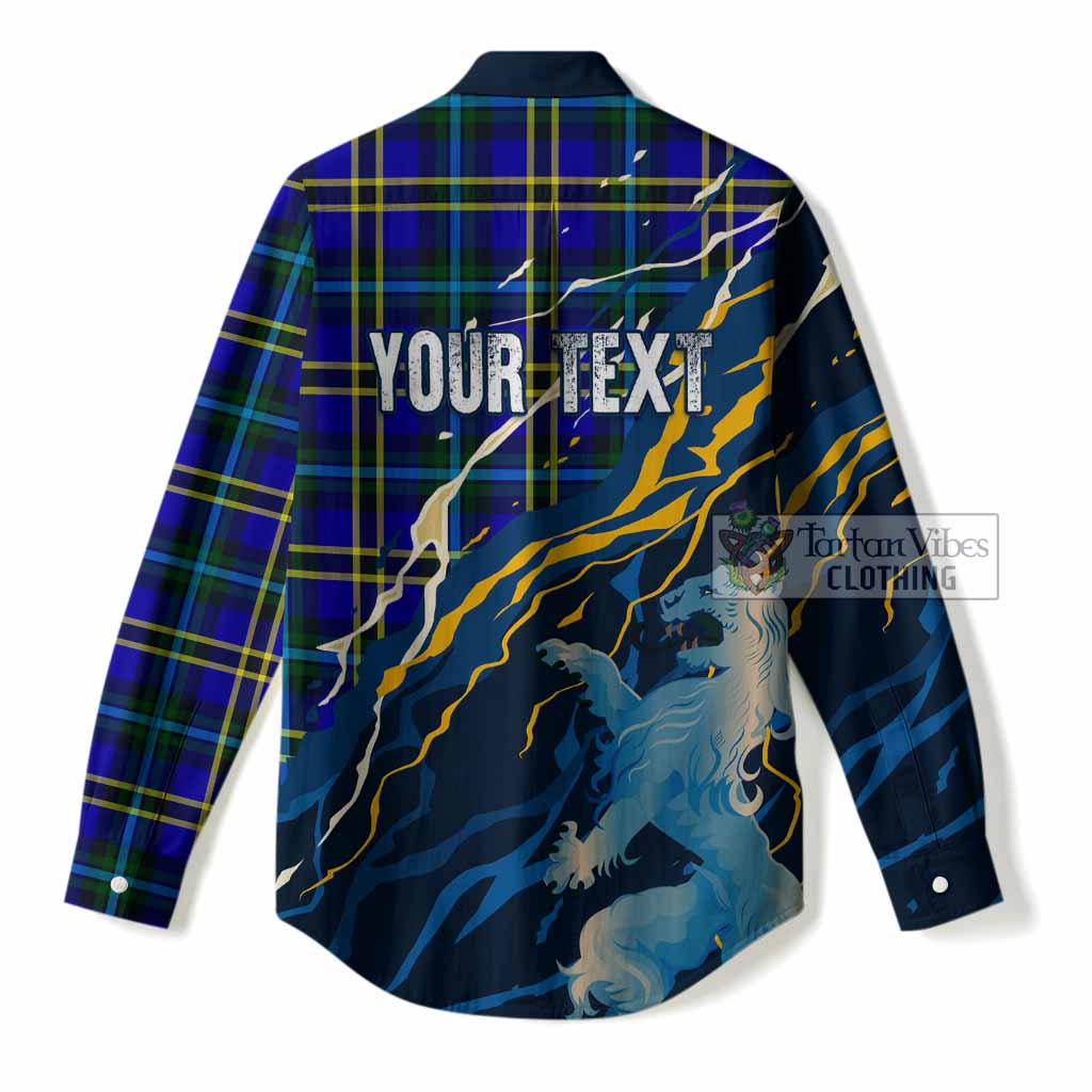 Hope Scotland Tartan Women Casual Shirt WC2026 Football - We'll Be Coming