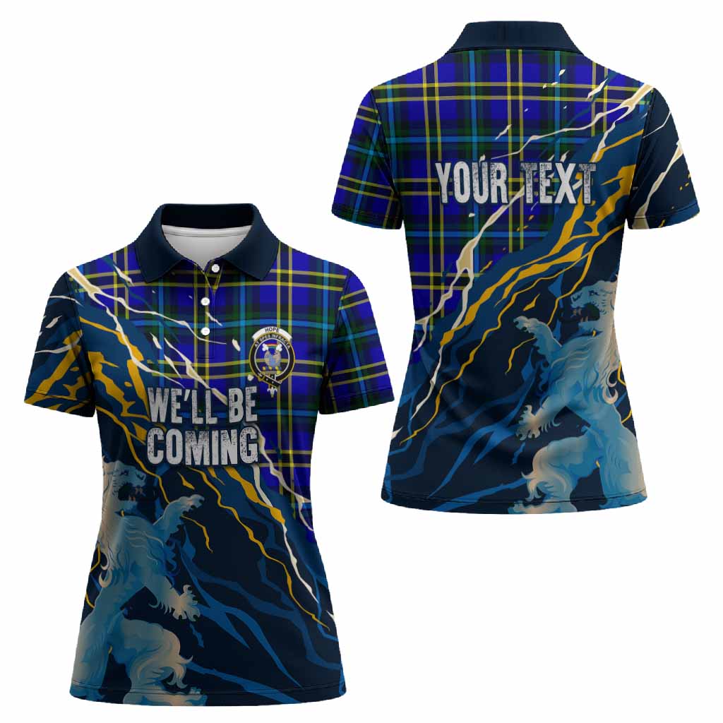 Hope Scotland Tartan Women Polo Shirt WC2026 Football - We'll Be Coming