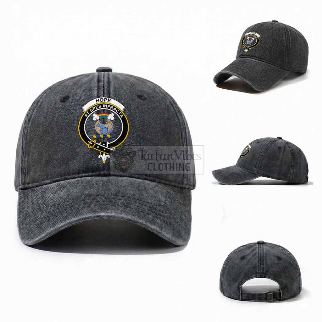 Hope Scottish Clan Crest Washed Baseball Cap