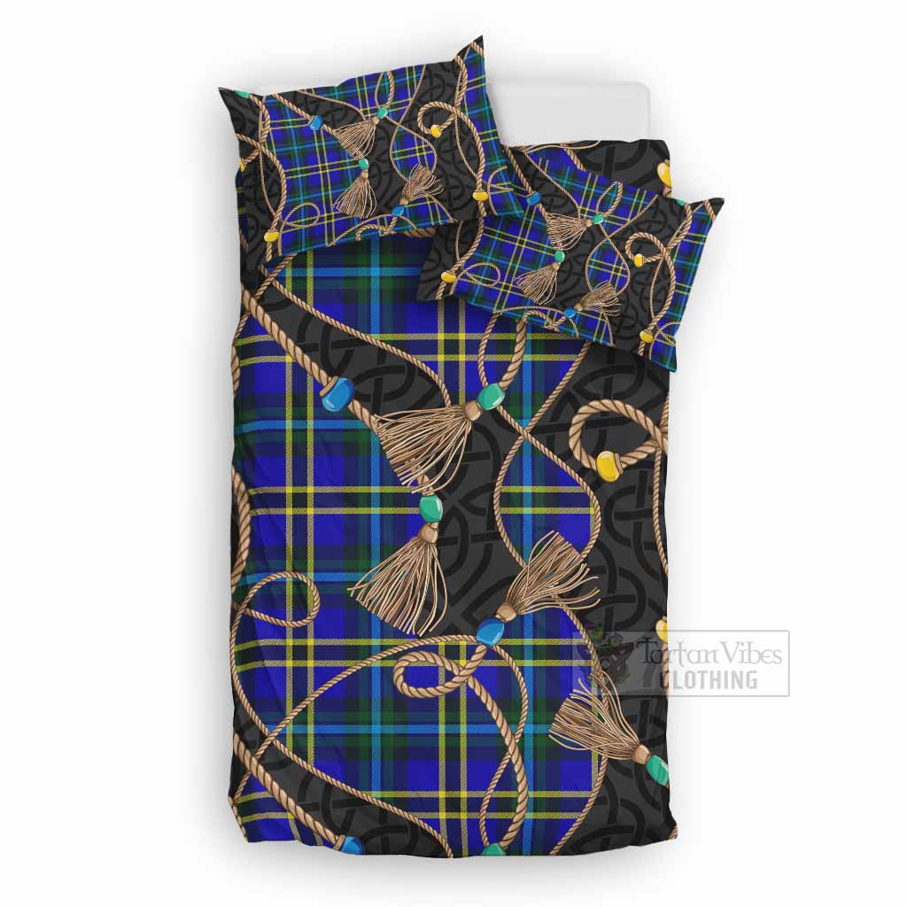 Hope Scottish Tartan Twisted Ropes Stylized Bedding Set UK Bedding Set UK Double 79*79 inch - Tartan Vibes Clothing