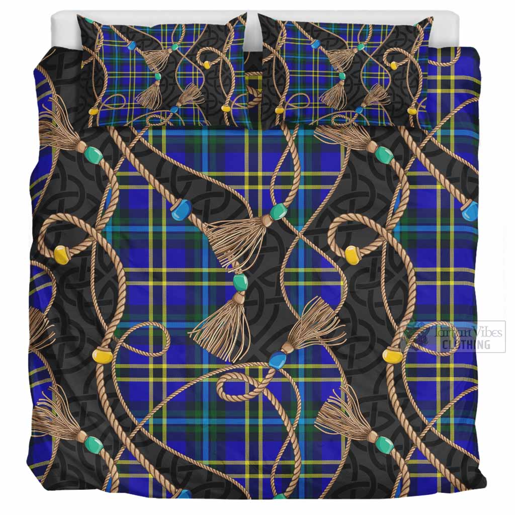 Hope Scottish Tartan Twisted Ropes Stylized Bedding Set UK Bedding Set UK Super King 104*94 inch - Tartan Vibes Clothing