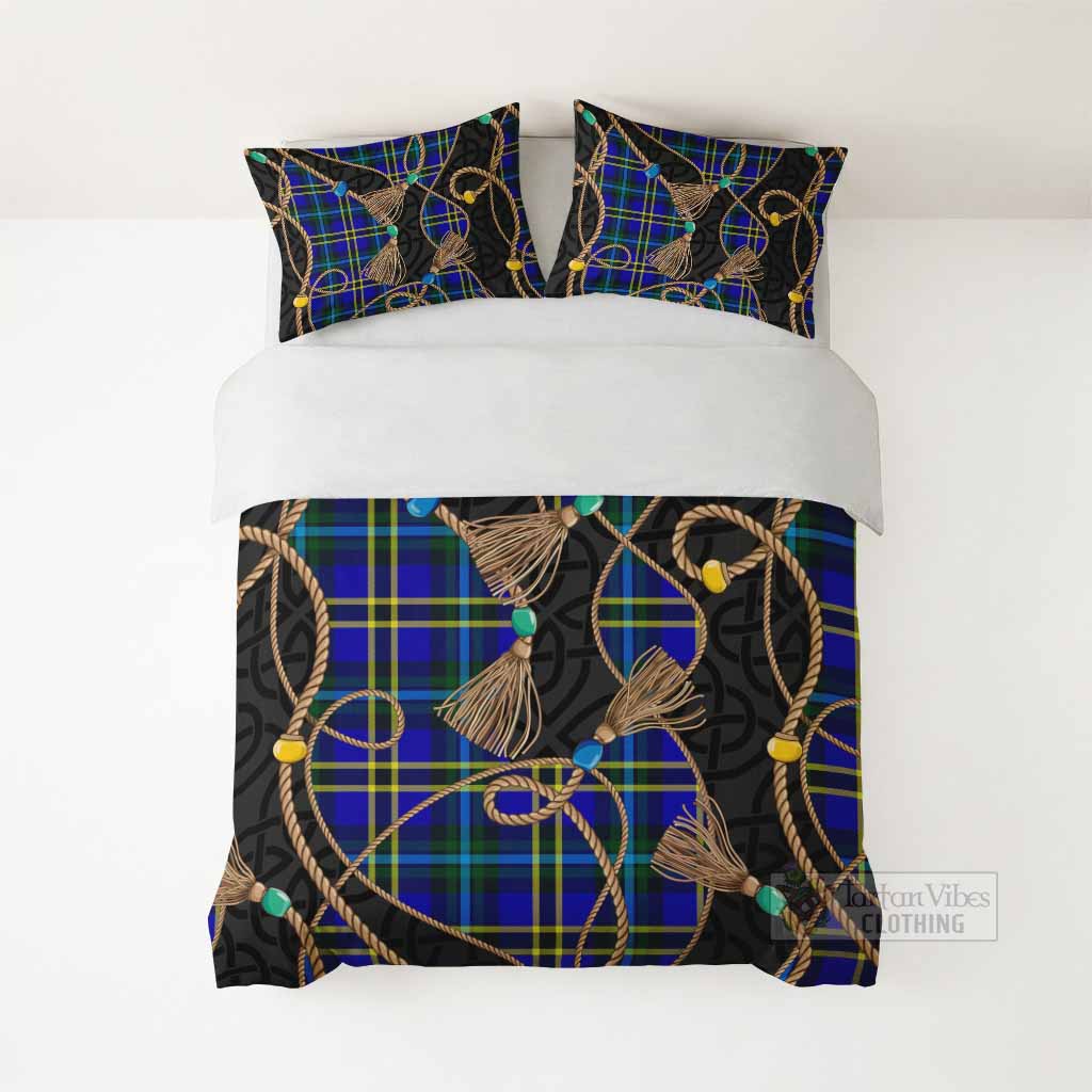 Hope Scottish Tartan Twisted Ropes Stylized Bedding Set - Tartan Vibes Clothing