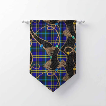 Hope Scottish Tartan Twisted Ropes Stylized Gonfalon