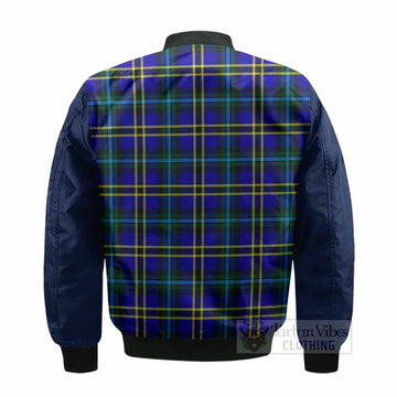 Hope Tartan Accent Bomber Jacket with Family Crest