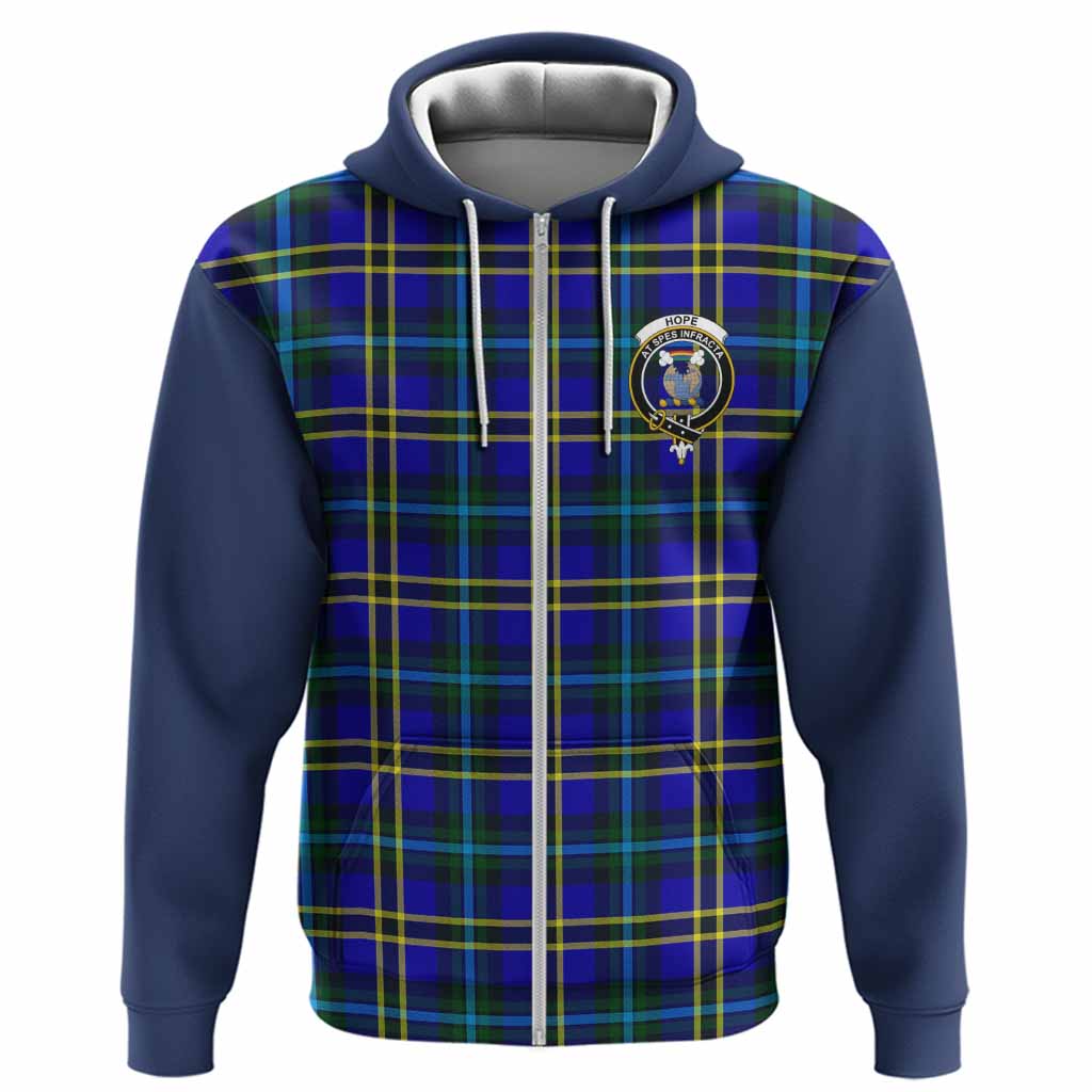 Hope Tartan Accent Hoodie with Family Crest