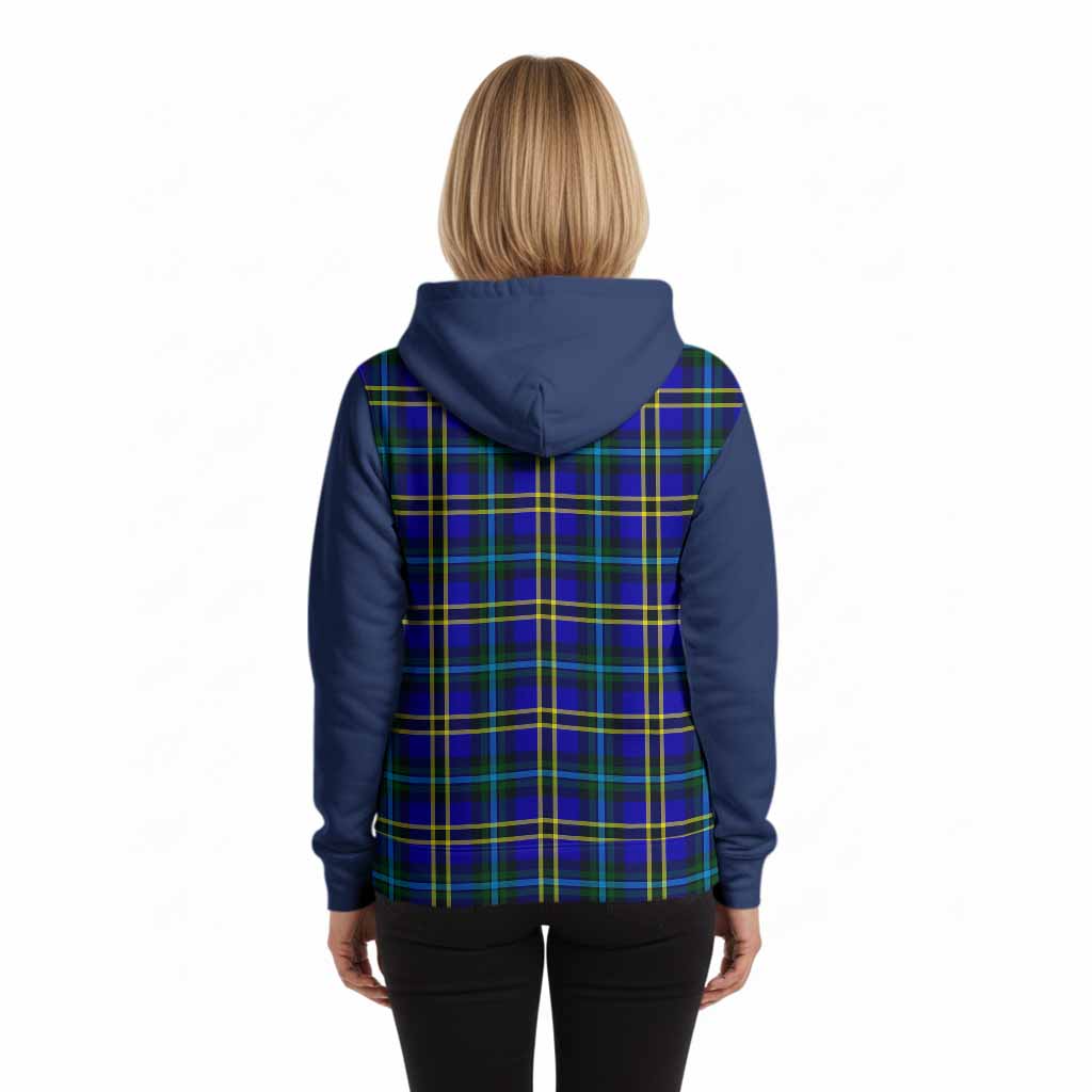 Hope Tartan Accent Hoodie with Family Crest