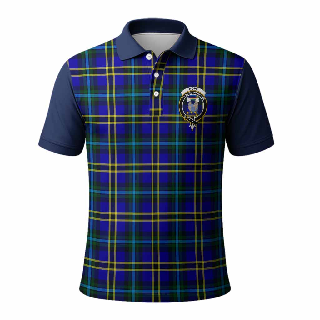 Hope Tartan Accent Polo Shirt with Family Crest