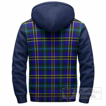 Hope Tartan Accent Sherpa Hoodie with Family Crest