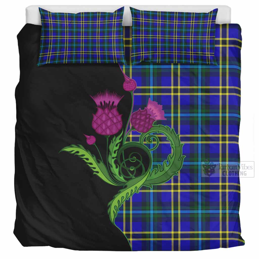 Hope Tartan Bedding Set Traditional Scottish Thistle UK Bedding Set UK Super King 104*94 inch - Tartan Vibes Clothing