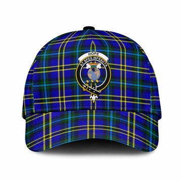 Hope Tartan Classic Cap with Family Crest
