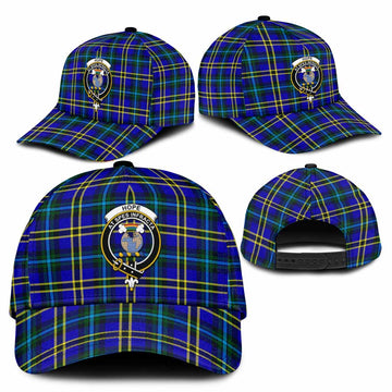 Hope Tartan Classic Cap with Family Crest