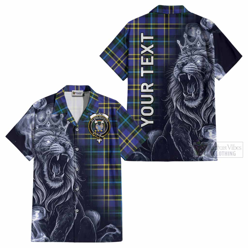 Hope Tartan Cotton Hawaiian Shirt Roaring Lion Heritage