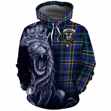 Hope Tartan Cotton Hoodie Roaring Lion Heritage