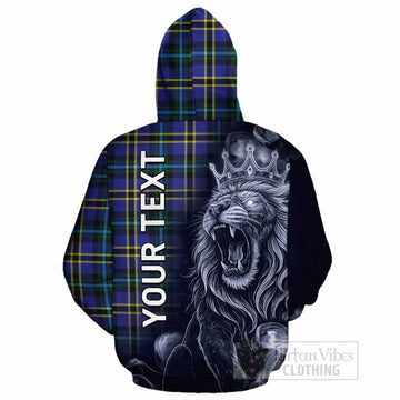 Hope Tartan Cotton Hoodie Roaring Lion Heritage