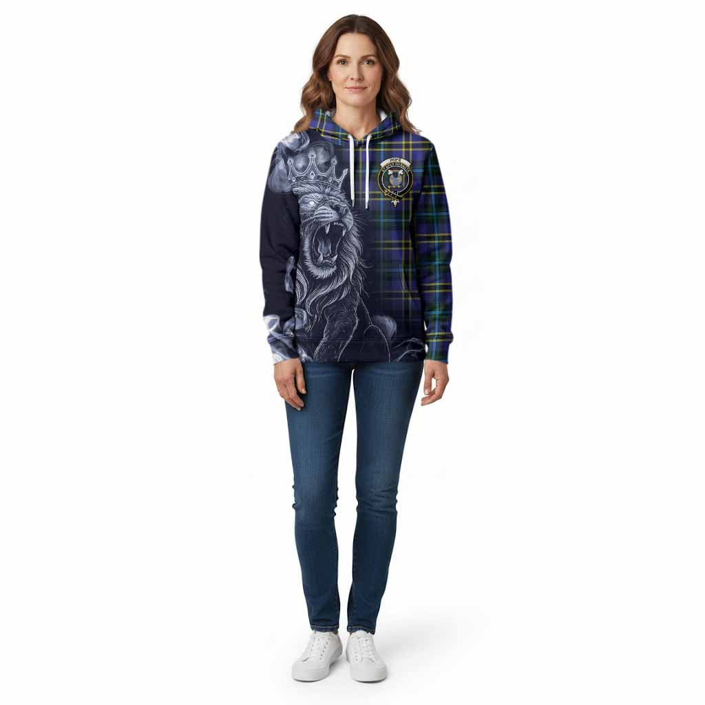 Hope Tartan Cotton Hoodie Roaring Lion Heritage