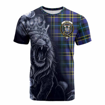 Hope Tartan Cotton T-shirt Roaring Lion Heritage