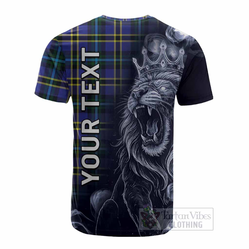 Hope Tartan Cotton T-shirt Roaring Lion Heritage