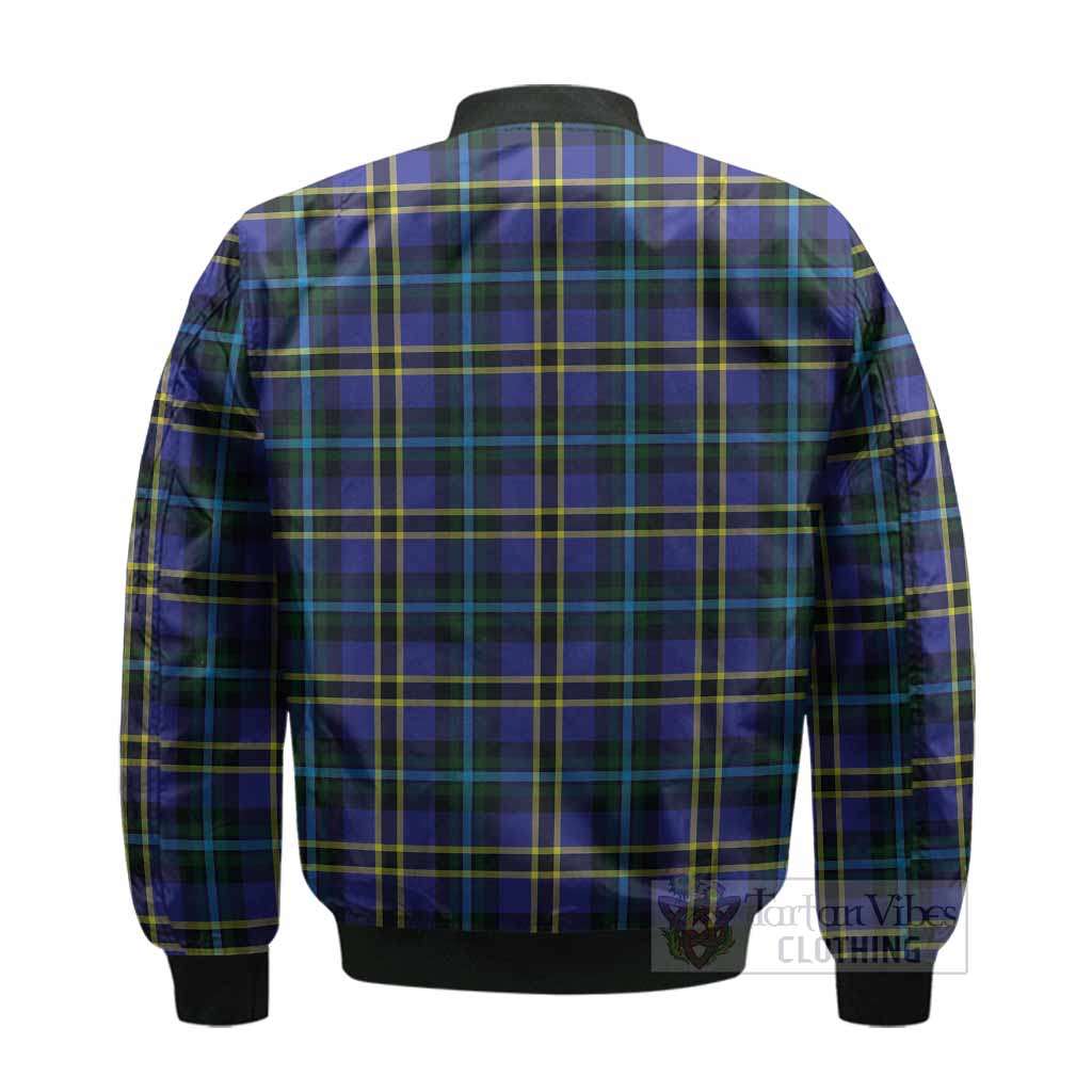 Hope Tartan Crest Bomber Jacket Ferocious Lion Style