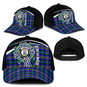 Hope Tartan Crest Classic Cap Scottish Thistle Celtic Cross Alba Gu Brath