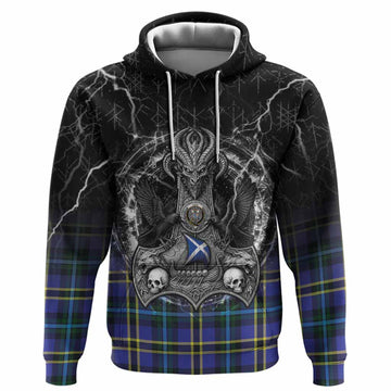 Hope Tartan Crest Hoodie Celtic Odin's Raven Legacy