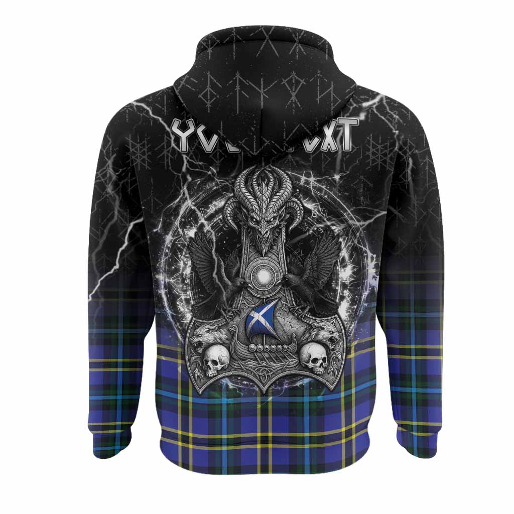 Hope Tartan Crest Hoodie Celtic Odin's Raven Legacy