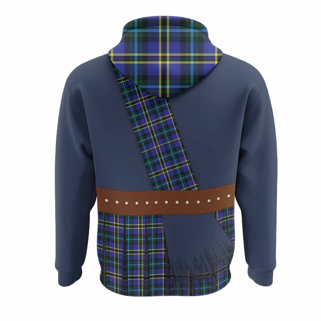 Hope Tartan Crest Hoodie Kilt Costume Style