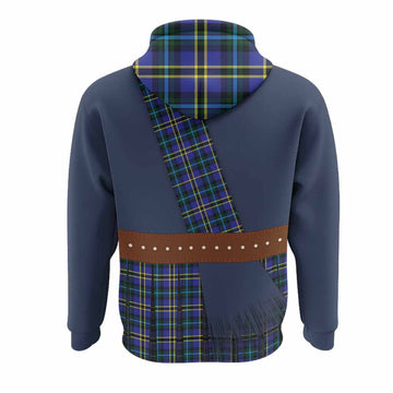Hope Tartan Crest Hoodie Kilt Costume Style