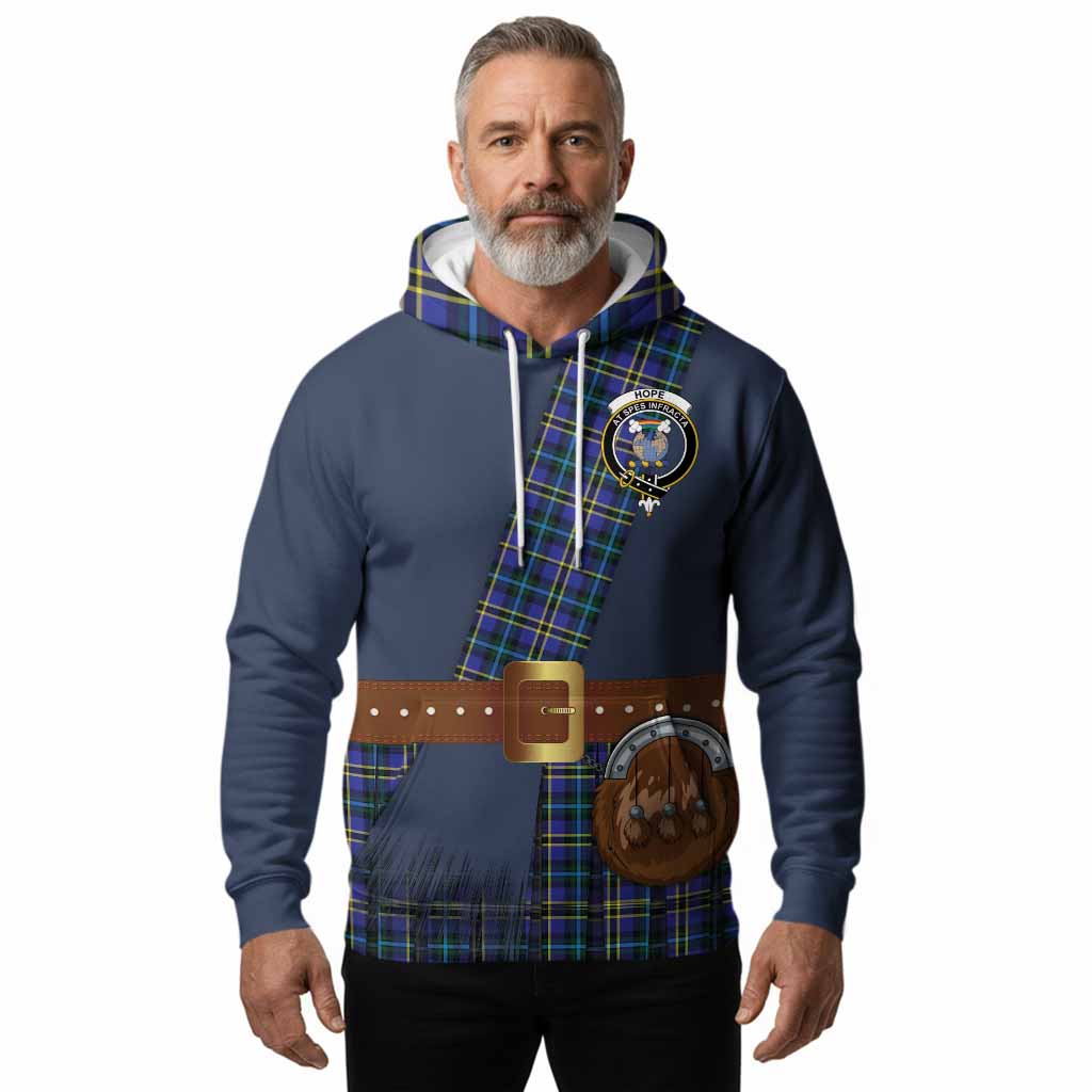 Hope Tartan Crest Hoodie Kilt Costume Style